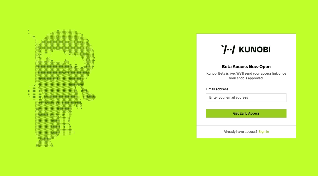 Join Kunobi Beta