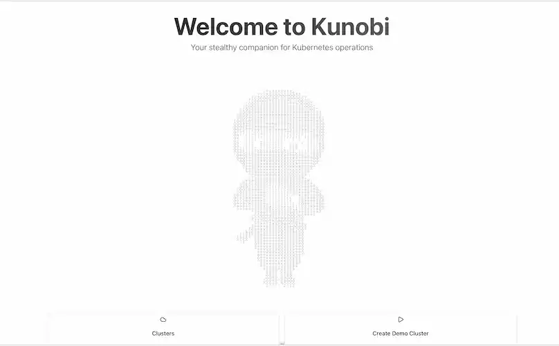 Kunobi Welcome Screen